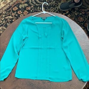 EXPRESS green work shirt
